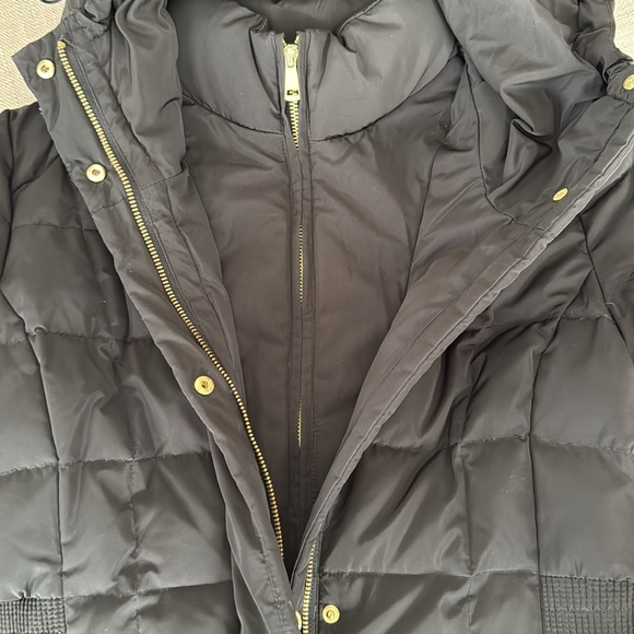 Cole Haan Down Coat with Bib Front - Picture 9 of 9
